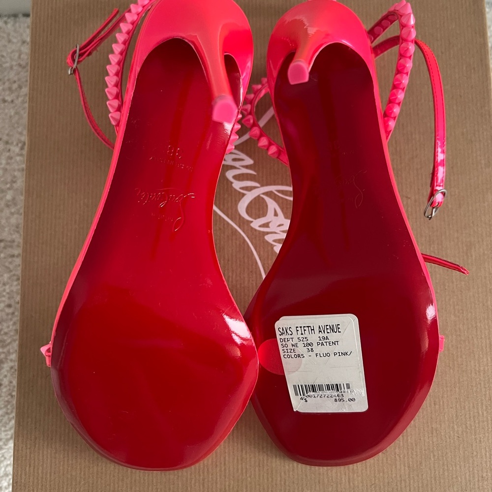 Christian Louboutin So Me 100 Heels - Picture 5 of 7